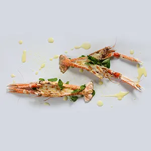 Scampi gratinati